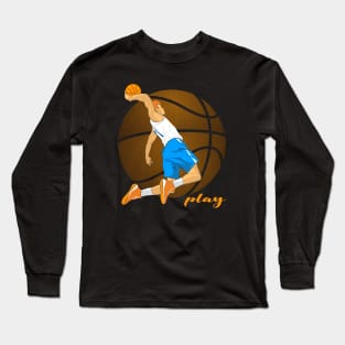 Basketball Player Long Sleeve T-Shirt